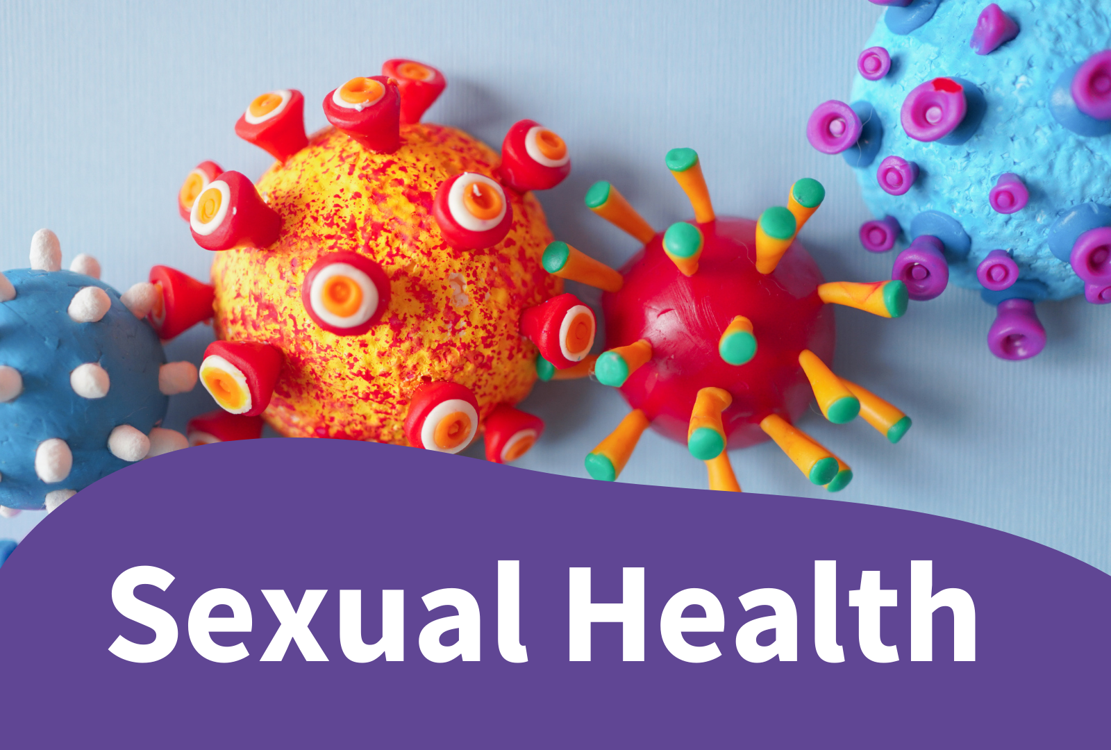 Photo of virus models - sexual health