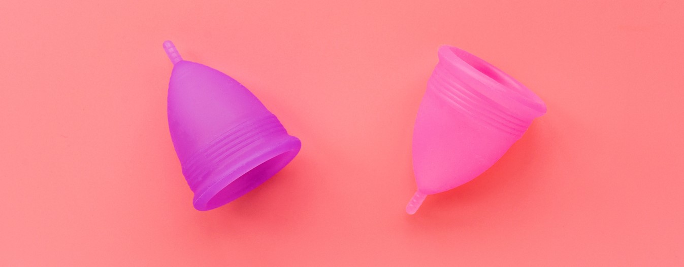 Photo of 2 silicone menstrual cups